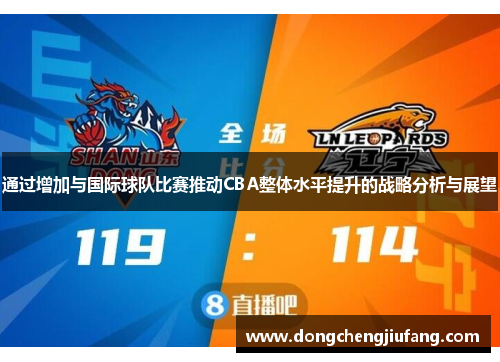 通过增加与国际球队比赛推动CBA整体水平提升的战略分析与展望